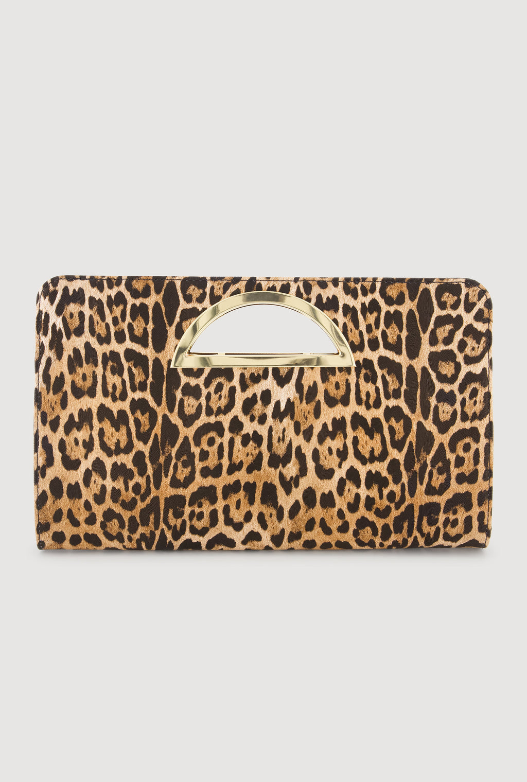 Leopard Print Clutch Bag