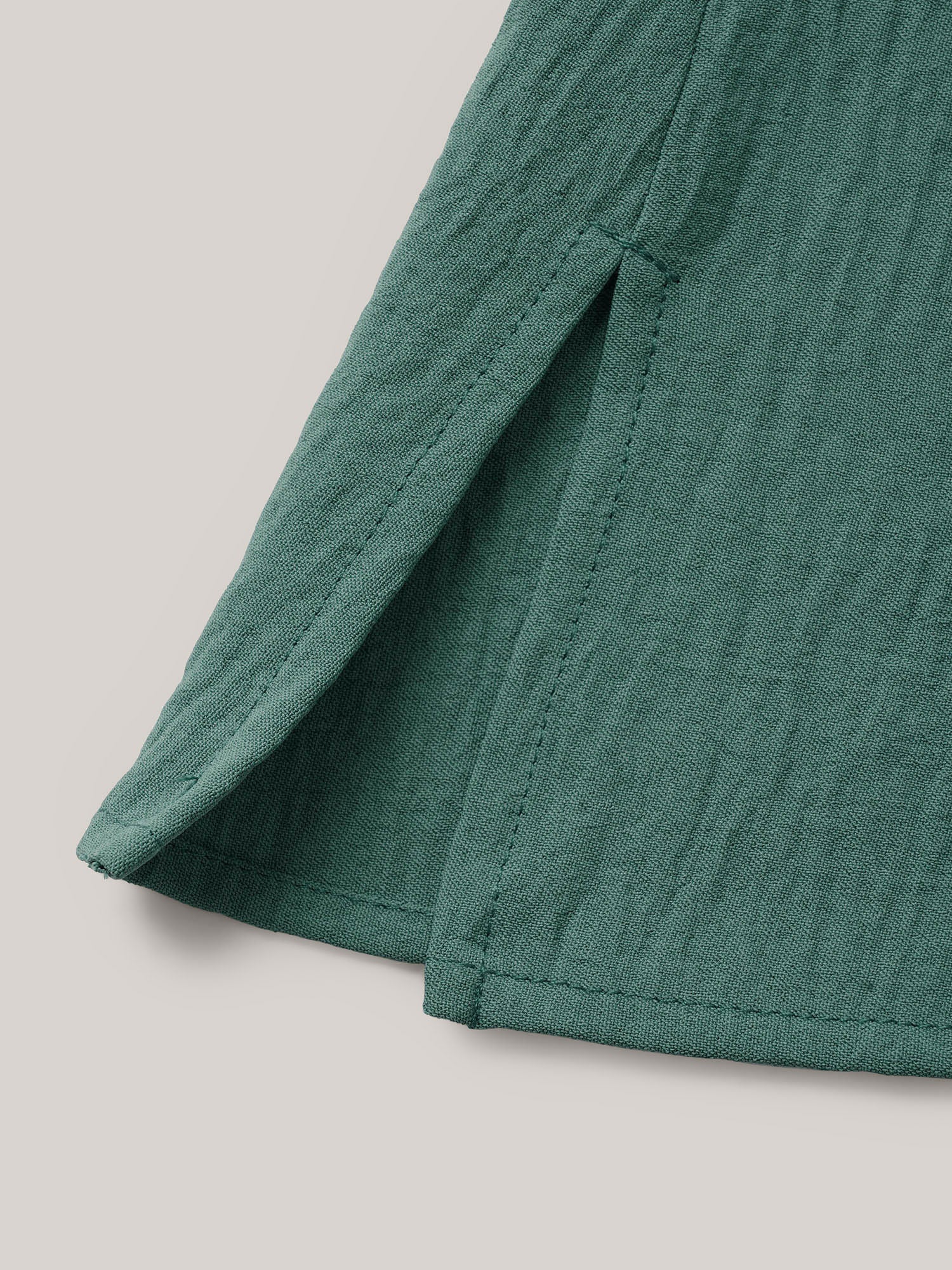 Solid Tiered Ruffles Split Hem Blouse