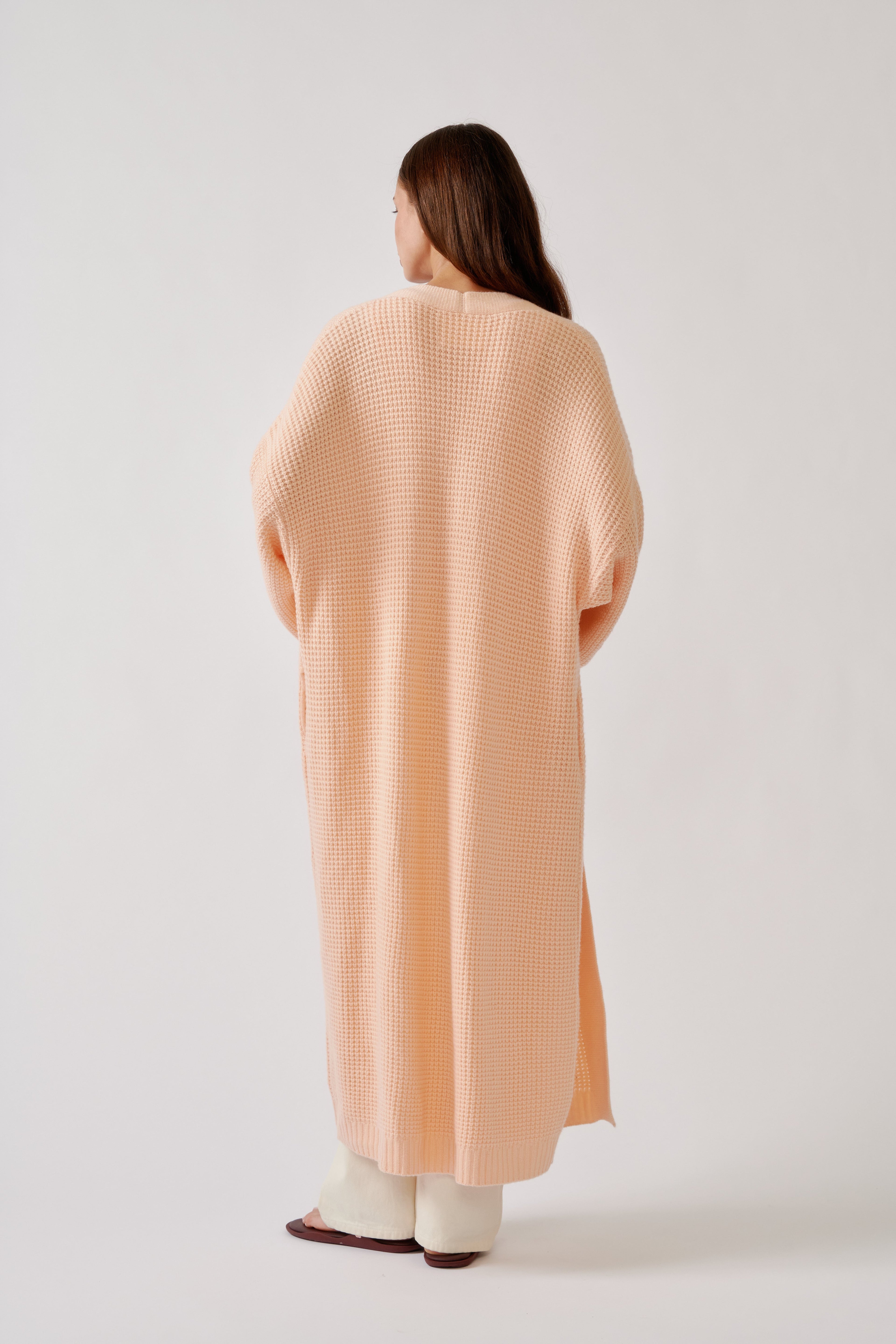 CEDAR SLOUCHY CASHMERE DUSTER | SHERBET